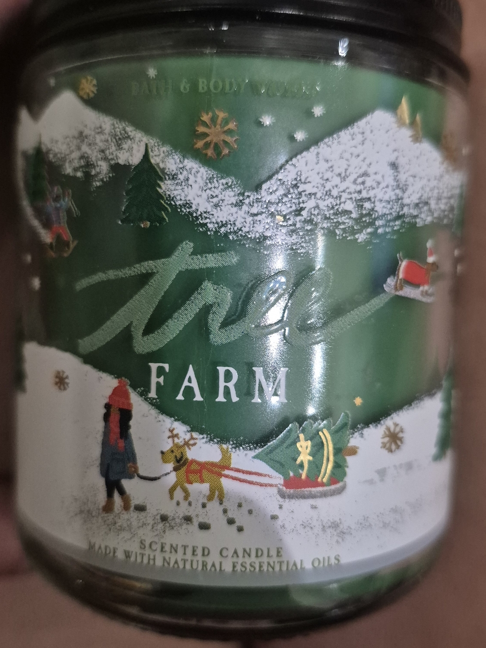 NWT. Mini One Wick Bath & Body Works Tree Farm Scented Candle